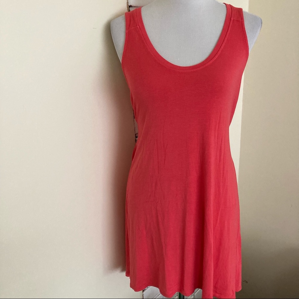L.A. Made NWT Dress Tie Back Coral Small USA